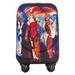 BiggDesign Handside Carry-on Spinner Luggage Rolling Ride-on Travel Trolley Functional Suitcase %100 ABS Raw Material Colorful Printed 360Â° Swivel Casters, Lock System 18''