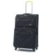 iFLY Softside Luggage Accent 28", Black and Green