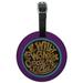 Willy Wonka and the Chocolate Factory Logo Round Leather Luggage Card Suitcase Carry-On ID Tag