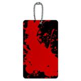 Blood Splatter Classic Horror Movie Halloween Luggage Card Suitcase Carry-On ID Tag