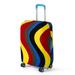 Luggage Cover Protector,24'' Colorful Elastic Luggage Travel Bag Suitcase Protector Cover Dust-proof Case(Not include the suitcase)