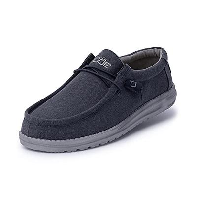  Mens Wally Chambray Black Size 14 Mens Shoes Mens Lace Up  Loafers Comfortable & Light-Weight