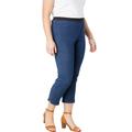 Plus Size Women's Stretch Denim Crop Jeggings by Jessica London in Medium Stonewash (Size 36 W) Jeans Legging