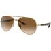 Ray-Ban RB3675 Sunglasses Clear Gradient Brown Lenses Arista 58 RB3675-001-51-58