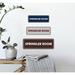 Signs ByLITA Standard Sprinkler Room Sign (Lt Gray) - Large Plastic in Brown | 1 H x 9 W x 3 D in | Wayfair STNSPRR-DRKBL