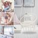 Macrame Swing Max 330 Lbs Hanging Cotton Rope Hammock Swing Chair for Indoor and Outdoor