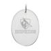 Johns Hopkins Blue Jays 2.75'' x 3.75'' Glass Oval Ornament