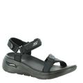 Skechers Performance Go Walk Arch Fit-Cruise Around - Womens 11 Black Sandal Medium