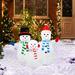 The Holiday Aisle® Snowman Family Inflatable Polyester | 72 H x 84 W x 46 D in | Wayfair 1613332161784C719F9709698C601818