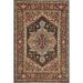 Geometric Heriz Serapi Oriental Wool Area Rug Handmade Foyer Carpet - 4'0" x 5'11"