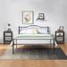 Taomika 3-Pieces Bed Frame and Modern Nightstands Sets