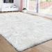 White 72 x 2.37 in Area Rug - Everly Quinn Keiland Faux Sheepskin Shag Rug, American Homes Collection Sheepskin Rug, Rug, Area Rug | Wayfair