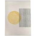 White 0.441 x 120 W in Kitchen Mat - Casica MOON OVER LAND Kitchen Mat By Corrigan Studio® | 0.441 H x 120 W in | Wayfair