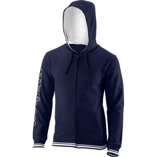 WILSON Herren Jacke TEAM II FZ HOODY Team Navy, Größe M in Blau