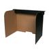 Flipside Products Study Carrel Wood/Laminate/Plastic/Metal in Brown | 18 H x 54 W x 0.125 D in | Wayfair 61855