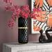 Etta Avenue™ Belted Vase - Contemporary Decorative Flower Vase for Table Centerpiece - Home or Office Decor Accent in Black | Wayfair