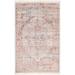 White 26 x 0.25 in Area Rug - Williston Forge Gabbs Oriental Creamy Red Area Rug Polyester | 26 W x 0.25 D in | Wayfair