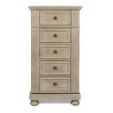 Lark Manor™ Friese 5 Drawer 29" W Chest Wood in Gray | 55 H x 29 W x 19.25 D in | Wayfair 6D6D7B3BD5CF43CDB4131E9E9B756DFD
