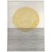 White 24 x 0.08 in Area Rug - MOON OVER LAND YELLOW Area Rug By Red Barrel Studio® Polyester | 24 W x 0.08 D in | Wayfair