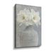 Latitude Run® Two White Daffodils By Cora Niele Gallery Canvas, Glass in Gray/White | 12 H x 8 W x 2 D in | Wayfair