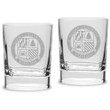 Loyola Greyhounds 11.75 oz. 2-Piece Square Double Old Fashion Glass Set