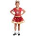Girls Youth Scarlet San Francisco 49ers Tutu Tailgate Game Day V-Neck Costume