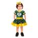 Girls Toddler Green Bay Packers Tutu Tailgate Game Day V-Neck Costume