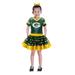 Girls Youth Green Bay Packers Tutu Tailgate Game Day V-Neck Costume