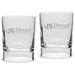 Drexel Dragons 11.75 oz. 2-Piece Square Double Old Fashion Glass Set