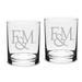 Franklin & Marshall Diplomats 14oz. 2-Piece Classic Double Old Fashioned Glass Set