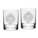 Fordham Rams Team 14oz. 2-Piece Classic Double Old Fashioned Glass Set