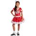 Girls Youth Red Kansas City Chiefs Tutu Tailgate Game Day V-Neck Costume