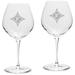 Furman Paladins 22 oz. 2-Piece Luigi Bormioli Titanium Robusto Wine Glass Set