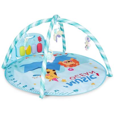 Costway Baby Activity Play Piano Gym Mat with 5 Ha...