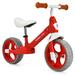 Costway Kids Balance Training Bicycle with Adjustable Handlebar and Seat-Red