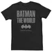 Big & Tall DC Comics Batman: The World United States Icon Logo Tee, Men's, Size: XXL Tall, Black