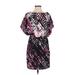 Jessica Simpson Casual Dress - Mini: Black Stripes Dresses - Used - Women's Size 2