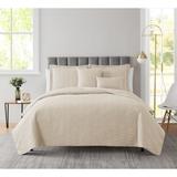 Clara Clark Bedspread Quilt Set - Ellipse Weave Pinsonic Lightweight Coverlet Set