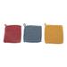 Square Cotton Crocheted Pot Holder (Set of 3 Colors)