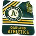 Oakland Athletics 50'' x 60'' Plush Raschel Throw Blanket