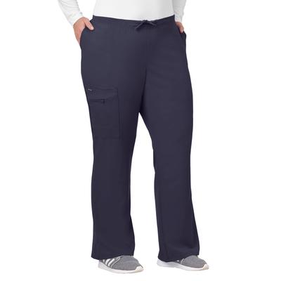 Plus Size Women's Jockey Scrubs Women's Favorite Fit Pant by Jockey Encompass Scrubs in Charcoal (Size 2XP(20-22P))