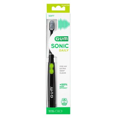 GUM Sonic Daily Schallzahnbürste schwarz 1 St Zahnbürste Image