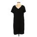 Apt. 9 Casual Dress - Shift: Black Solid Dresses - Women's Size Medium