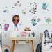 Room Mates DreamWorks Gabby's Dollhouse Peel & Stick Wall Decals by RoomMates Vinyl in Green/Indigo/Pink | 15.67 H x 1.21 W in | Wayfair RMK4823SCS