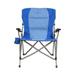 Kamp-Rite Soft Folding Camping Chair Metal in Blue | 37 H x 28 W x 24 D in | Wayfair 2 x KAMPCC156