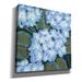 Red Barrel Studio® 'Blue Hydrangeas I' By Tim O'toole, Canvas Wall Art, 37"X37" Canvas, in Blue/Green/White | 18 H x 18 W x 0.75 D in | Wayfair