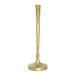 Everly Quinn Small Spiral Design Gold Geometric Candlestick Stainless Steel in Gray/Yellow | 23 H x 6 W x 6 D in | Wayfair