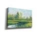 Red Barrel Studio® 'Tranquil Park I' By Tim O'toole, Canvas Wall Art, 40"X26" Canvas, Solid Wood in Blue/Green | 12 H x 18 W x 0.75 D in | Wayfair