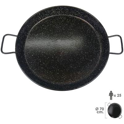 Emaillierte, valencianische Paellapfanne 25 Personen / 70 cm. Image