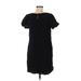 Old Navy Casual Dress - Shift: Black Print Dresses - Women's Size Medium